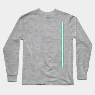 Nigeria Flag - Style Stripe Long Sleeve T-Shirt